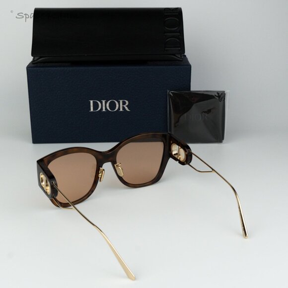 BRAND NEW Dior 30MONTAIGNE B2U CD40082U 53Y 26L0 Havana Brown Women Sunglasses - Picture 10 of 12